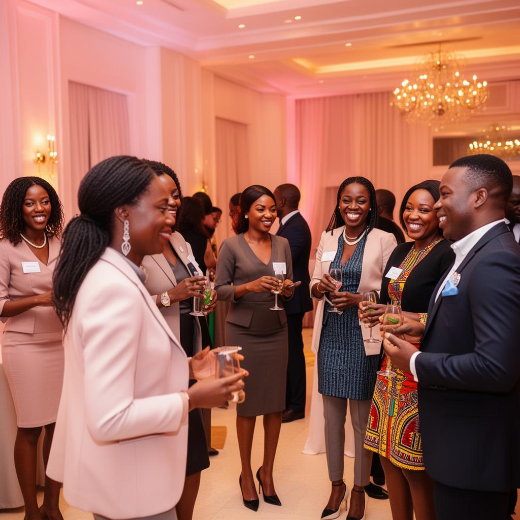Modern feminine business event venue